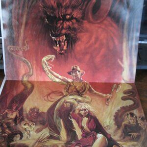 rare 1985 Indiana Jones 11" x 17" mini-poster - never hung